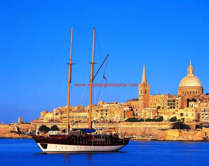 yacht wedding malta