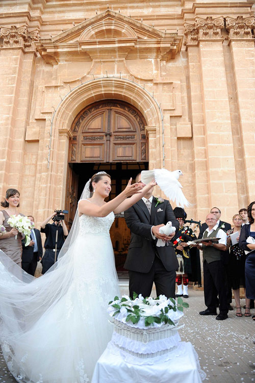 Weddings in Malta - Wedding Doves